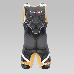 2025-26 <b>Men</b> Wholesale Wrestling <b>Singlet</b> Breathable Stretch Custom MMA Competition Suit Wrestling <b>Singlet</b> Breathable OEM - Product Image 2