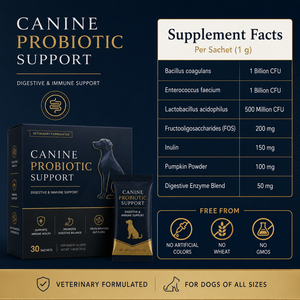 Poudre <span class=keywords><strong>Probiotique</strong></span> en Gros pour Chiens – Sachets Marque Blanche – 2,5 Milliards d'UFC Probiotiques et Prébiotiques <span class=keywords><strong>Inuline</strong></span> pour le Soutien Digestif des Animaux de Compagnie - Product Image 6