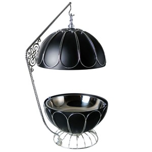 Ensemble de plats chauds suspendus en acier inoxydable de qualité supérieure avec un design géométrique décoratif pour hôtel, restaurant, fête, équipement de traiteur - Product Image 4