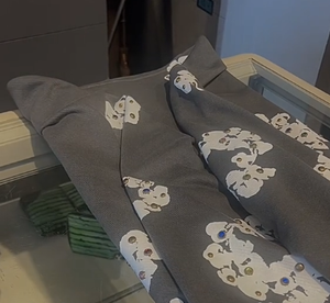 Rhinestone Cotton <b>Wreath</b> Fashion Stone Tears Rhinestone Hoodie Tears Cashmere DenimTearss Rhinestone <b>Wreath</b> Zip <b>Wreath</b> Hoodie - Product Image 3