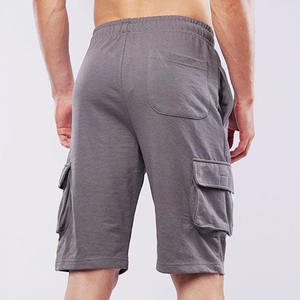 Pantalones cortos de uniforme de verano para hombre con logotipo personalizado, carga táctica de secado rápido para ropa informal al aire libre, estambre teñido liso - Product Image 2