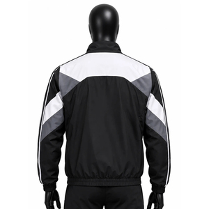 Veste de survêtement unisexe de haute qualité 100% laine, entièrement zippée, coupe ample, imperméable, coupe-vent, pour l'hiver - Product Image 2