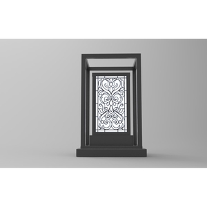 DNT.004.04 Lampe de jardin LED haut de gamme blanc chaud, lampes paysagères IP65 étanches, corps en aluminium et fer, électrique 3000K pour hôtels - Product Image 3