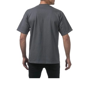 Novedad de verano, camiseta de gran tamaño de manga corta alta, camiseta transpirable con cuello redondo para hombre, camiseta para hombre, proveedor liso sólido de BD - Product Image 6