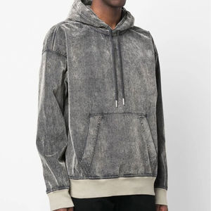 Servicio OEM Básico, Sudaderas con Capucha para Hombre al por Mayor, Mezcla de Algodón, Lavado Ácido, Último Diseño, Hecho en Pakistán - Product Image 3