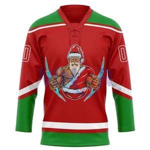 Maillot de hockey sur glace fabriqué au Pakistan, vente chaude, maillot de hockey sur glace uni, impression par sublimation personnalisée, maillot de hockey sur glace - Product Image 4