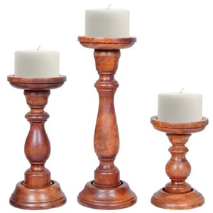 Best Quality Wooden <b>Candle</b> <b>Holder</b> Decorative <b>Candle</b> Stand for Home Hotel Garden Room Decorative With Best Quality From India - Product Image 3