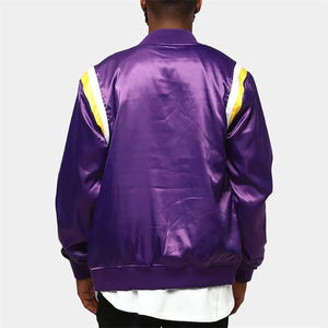 Chaqueta de Béisbol de Satén de Alta Calidad, Nueva Moda 2025, al por Mayor, Personalizable, Transpirable, Talla Grande - Product Image 2