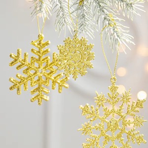 Merveilleux ornements d'arbre de Noël en gros article personnalisé scintillant suspendu en métal pour les décorations intérieures/extérieures de Noël - Product Image 6