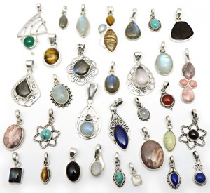 Style classique grande pierre 925 argent Sterling agate naturelle pierre précieuse forme carrée pendentif à breloque bijoux faits à la main fabricant en vrac - Product Image 3