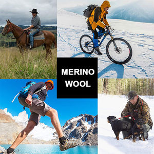 Custom <strong>100</strong> % Merino <strong>Wool</strong> Digital 360 Print <strong>Socks</strong> Warm <strong>Wool</strong> Outdoor Hiking <strong>Socks</strong> Custom Print - Product Image 6