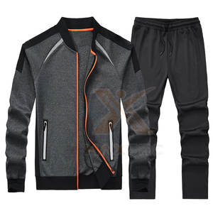 Nuevo Conjunto Deportivo para Hombre al por Mayor, Conjunto Deportivo de Dos Piezas en Color Sólido - Product Image 2