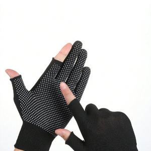 Gants de travail en coton à pois avec options de marque personnalisées Paume à forte adhérence pour atelier de jardinage Entrepôt et applications de réparation - Product Image 1