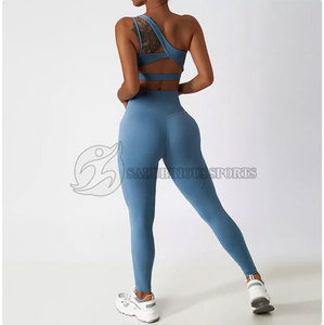 Ensemble soutien-gorge legging d'entraînement de sport ensemble de yoga pour femmes ensembles de yoga sans couture de gymnastique de sport de sport - Product Image 4
