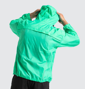 2025 Customized <b>Nylon</b> <b>Fabric</b> Wholesale High Quality Comfortable Sports Waterproof Windbreaker Jacket for Men - Product Image 5