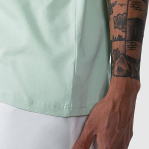 Camiseta de Algodón/Fibra de Bambú para Hombre, Estilo Hip Hop Vintage, Holgada, Antiarrugas, Transpirable, Talla Grande, Manga Corta, 2026 - Product Image 5