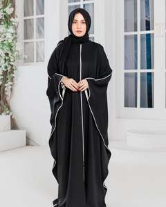 Femmes musulmanes modestes Abaya Hijab Robe Couleurs personnalisées OEM Service Adultes Islam PK 20pcs - Product Image 2