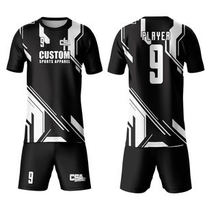 Nueva impresión por sublimación de alta calidad Visible transpirable 100% tela de poliéster de malla al por mayor uniforme de fútbol ropa deportiva Retro - Product Image 1