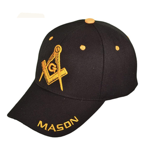 Gorro Masónico de Algodón Estilo Béisbol para Uso Diario, Ceremonias, Eventos al Aire Libre, Moda Casual y Actividades de Logia - Product Image 1