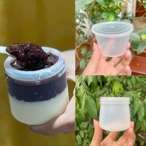 Custom Logo Disposable <b>Lids</b> Durable 6Oz Heavy Duty Food Grade <b>Plastic</b> Cups for Yogurt & Ice Cream Vietnam manufactory - Product Image 1