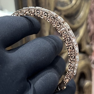 Bracelet de charme en diamant véritable de luxe pour femmes, or jaune ou blanc 14K ou 18K, bijoux en or massif, 1,24 CT, certifié par un tiers, anniversaire - Product Image 3