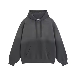 Hiver Style unisexe personnalisé poids lourd Full Sleeve drop shoulder Hoodies Autumn Pullover customized Color - Product Image 3