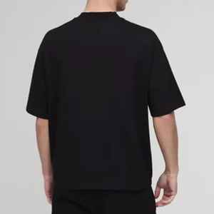 2025 nuevo estilo Camiseta corta personalizada 100% algodón buena calidad diseño de línea de ajuste holgado - Product Image 2