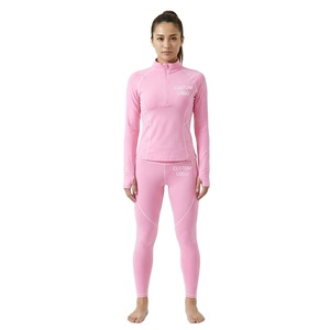 Conjunto Deportivo de 2 Piezas con Cierre de Cremallera para Mujer, Ropa Deportiva Elástica para Gimnasio, Yoga y Entrenamiento - Product Image 1