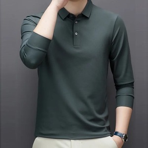 Top Vente Personnalisé Hommes Classique Coton À Manches Longues Rugby Jersey Motif Solide pour Polo avec Poche Kangourou - Product Image 3