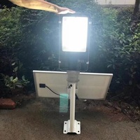 Lampes solaires extérieures 50w + lampes solaires 100w + lumière led solaire + lampe avec capteur de mouvement télécommande pour jardin