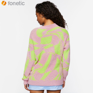 Meilleur design Pull-over fin d'hiver pour femmes Nouvelle arrivée avec impression de logo personnalisé Tricoté de haute qualité Fl Sves Casual Taille XS - Product Image 3