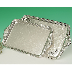 Plateau décoratif en aluminium avec marteau plaqué nickel et or pour servir les fruits Décoration intérieure et assiette à fruits en plusieurs couleurs - Product Image 5