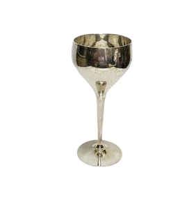 Vintage Shiny Finished Brass Metal <b>Wine</b> <b>Goblet</b> Wholesale Manufacturer Custom Handmade Brass Silver Plated <b>Wine</b> Cup - Product Image 2