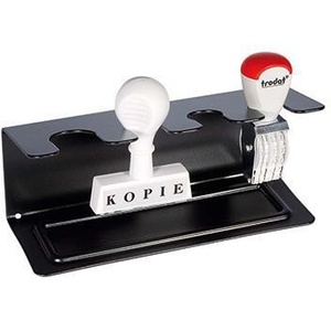 Soporte metálico de 1 nivel sin rotación para sellos WEDO (negro) para 4 sellos WEDO - Product Image 1