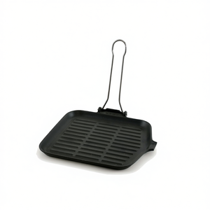Ilsa Dietella Padella Griglia Quadrata in Ghisa 24x24 cm Compatibile con Induzione - Product Image 2