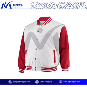 2025 chaqueta universitaria OEM de alta calidad para hombre con bordado de chenilla y mangas de lana chaqueta universitaria de béisbol para hombre - Product Image 3