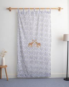 Ensemble de rideaux en coton imprimé floral de luxe sur mesure, rideaux en voile transparent pour le salon - Product Image 4