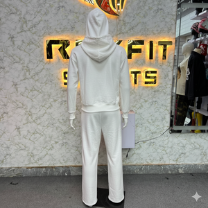 100% Cotton <b>Fleece</b> Streetwear Latest Style Winter Clothing Collections Customized Embroidery Logo New Arrival Tracksuits - Product Image 4