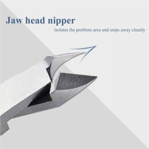 Service OEM, coupe-ongles en acier inoxydable incurvé réglable pour manucure et pédicure, ouverture large, professionnel, pour ongles épais - Product Image 3