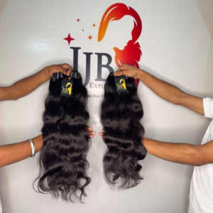 Cabello humano natural al por mayor con cutícula alineada de templo indio, proveedores de cabello rizado ondulado sin procesar crudo - Product Image 2