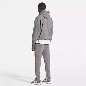 Pull à capuche d'hiver GSM lourd personnalisé pour hommes 100% coton polyester surdimensionné motif unisexe brodé Min. Order 2 - Product Image 6