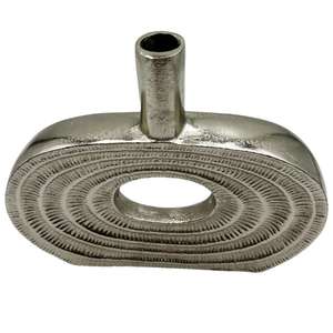 Maceta decorativa de aluminio, jarrón, exhibición de suelo, jarrones de flores de alta resistencia, suministros para eventos, jarrón de decoración navideña para vacaciones - Product Image 1