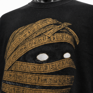 Camiseta Negra Extra Grande Personalizada, Estilo Vintage, de Algodón, para Hombre, de Alta Calidad, con Estampado Gráfico, Logotipo OEM - Product Image 6
