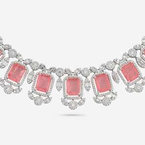 Party-Ready Zircon <b>Statement</b> <b>Necklace</b> - Product Image 5