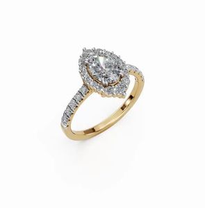 แหวนเพชร Casablanca Forever วงรีและมาร์คีส์แหวนดีไซน์ใหม่สำหรับผู้หญิง - Product Image 5