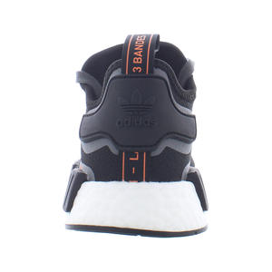 Chaussures Adidas NMD R1 pour hommes, couleur : noir foncé/orange vif/gris cinq, 100% authentiques - Product Image 2