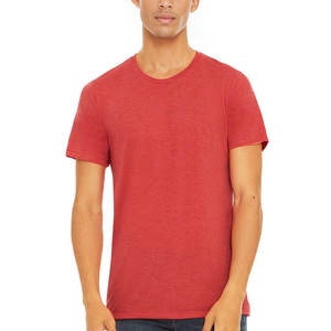 Bella Canvas Color púrpura hombres camiseta puro algodón Color púrpura camiseta suave algodón manga corta Unisex Tri-blend tees-camisetas - Product Image 6