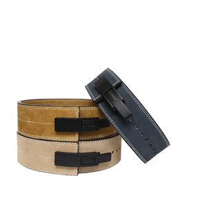 Ceinture de musculation de qualité supérieure 2026, logo personnalisé imprimé en couleur, réglable, durable, en cuir de vache, antidérapante, boucle à levier, sécurité pour la musculation - Product Image 1