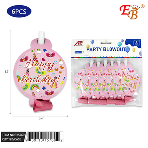 5.2 \ "6 pz principessa Blowout 120 pz/CS novelle per feste - Product Image 1
