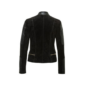 Chaqueta de Cuero de Oveja para Mujer, Estilo Único, en Todos los Colores, Resistente, Gruesa, Cortavientos, Transpirable, Abrigo de Invierno con Forro de Algodón - Product Image 4